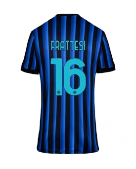 Billige Fotballdrakt Inter Milan Davide Frattesi #16 Replika Hjemmedrakt Dame 2025-26 Kortermet Billige Fotballdrakt Inter Milan Davide Frattesi #16 Replika Hjemmedrakt Dame 2025-26 Kortermet